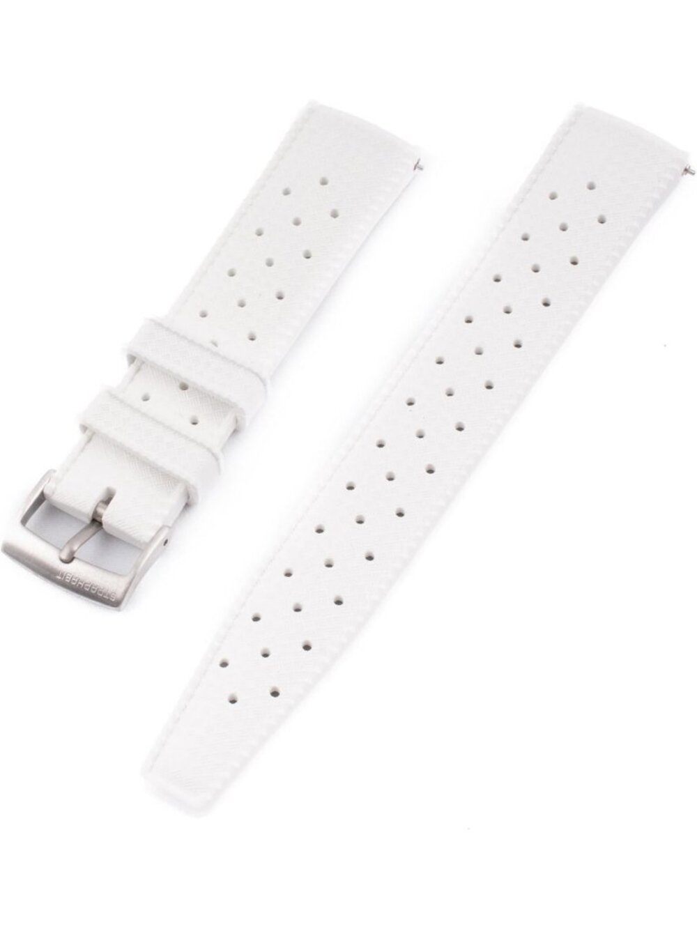 Tropical Quick Release Rubber Watch Strap Band - 18mm to 22mm Adjustable Size